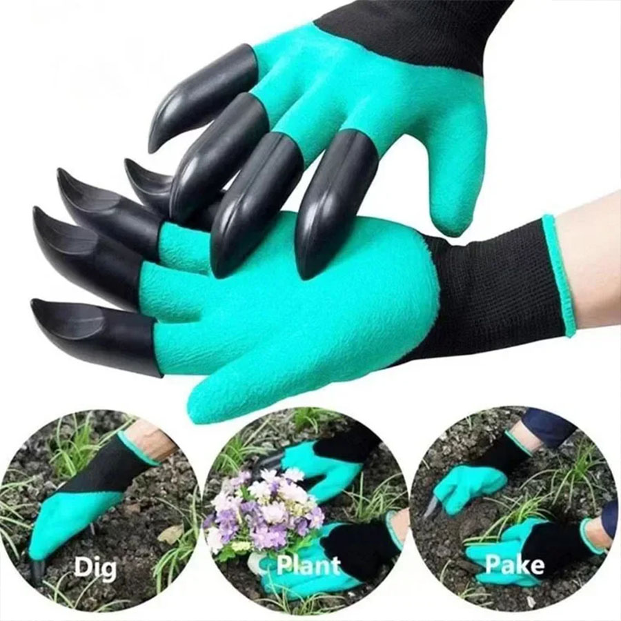 Gardening Glove Waterproof - 1Pair Gardening Gloves with Claws Waterproof