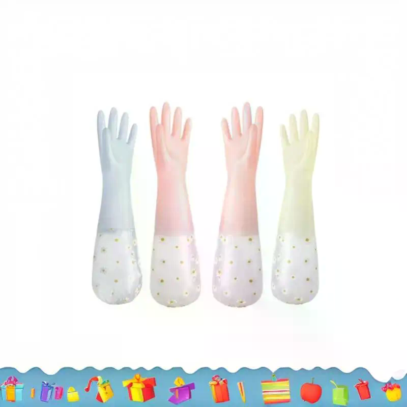 Floral Pattern Household Latex - Rubber Glove Cleaning recension och pris
