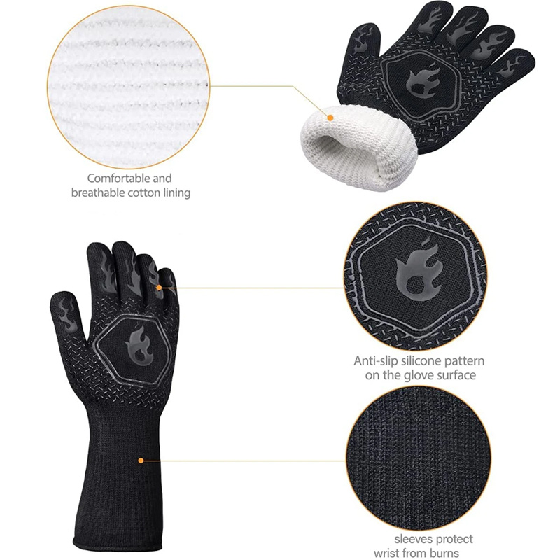 1 Pair Oven Gloves, Oven Mitts - Oven Mitt Silicone recension och pris