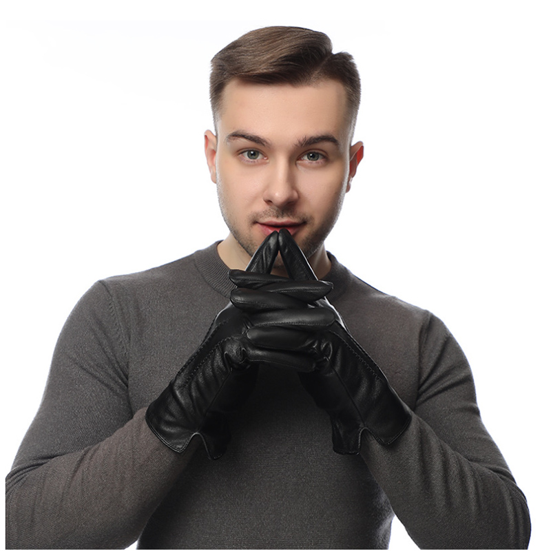 Winter Genuine Sheepskin Leath - Wool Glove Lined recension och pris