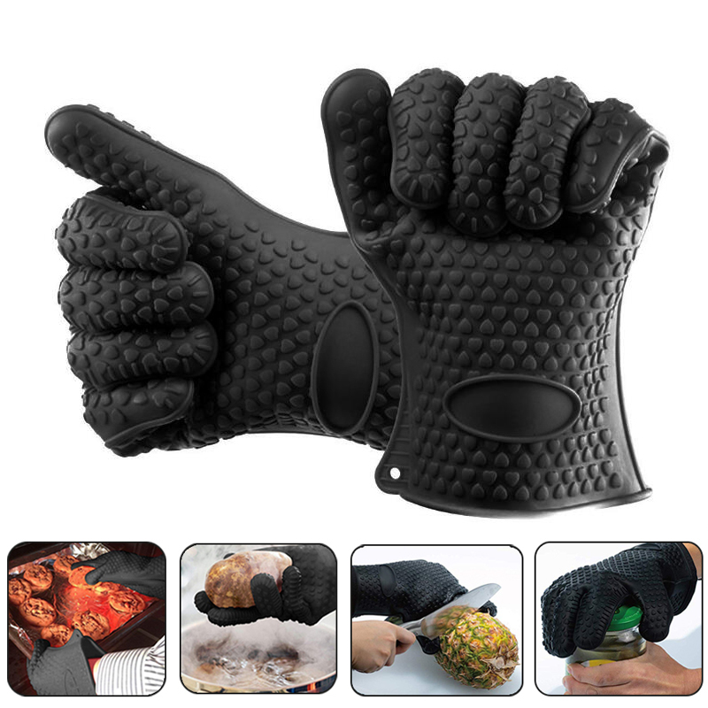 1/2Pcs Oven Mitts Baking Glove - Rubber Glove Cleaning recension och pris