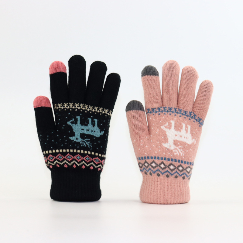 Autumn and Winter Thickened To - Wool Glove Lined recension och pris