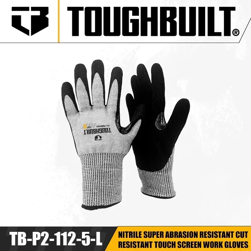 TOUGHBUILT TB-P2-112-5-L/S/M N - Nitrile Mechanic Glove recension och pris