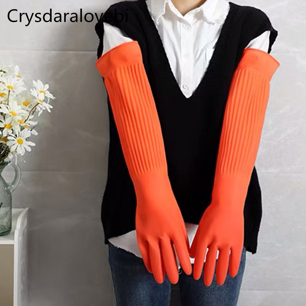 45/55cm Waterproof Household G - Rubber Glove Cleaning recension och pris