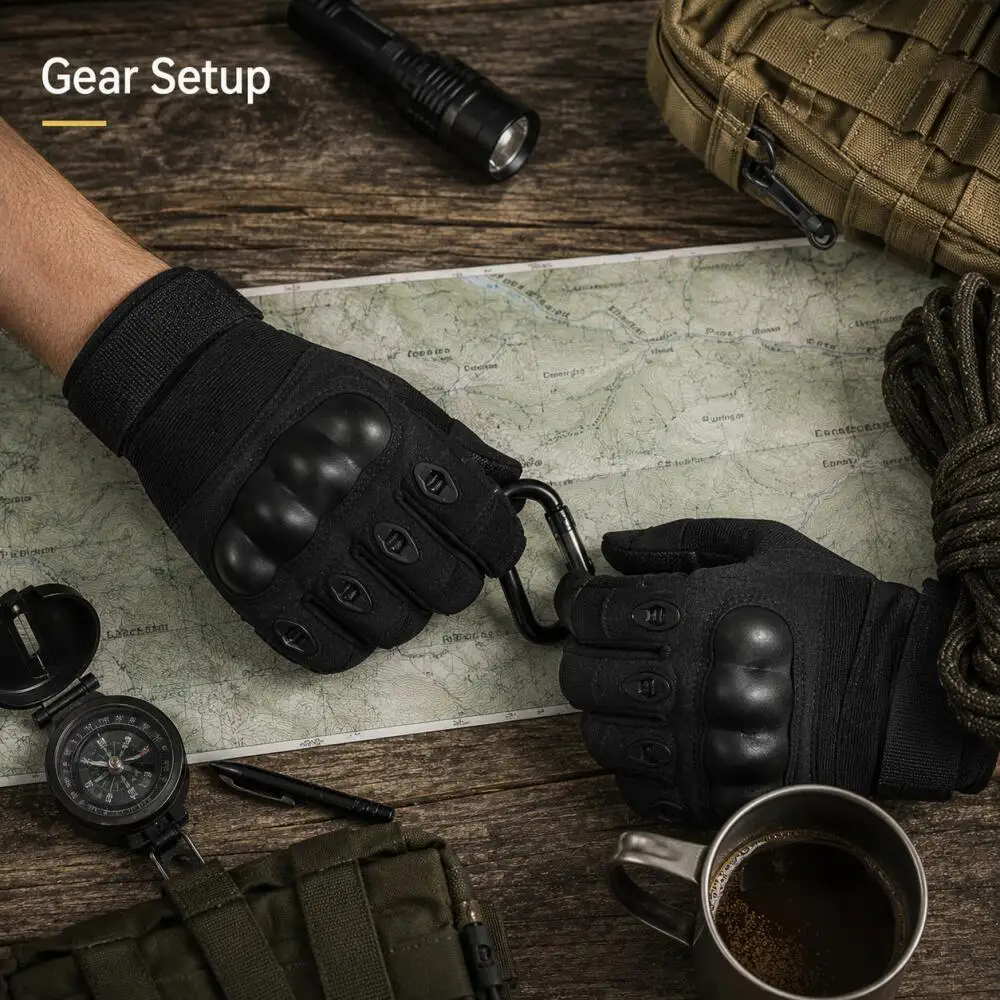 Hard Impact-Resistant Tactical - Work Glove Impact recension och pris