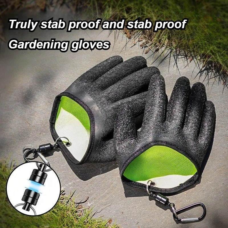 Gardening Magnetic Gloves Anti - Gardening Glove Waterproof recension och pris