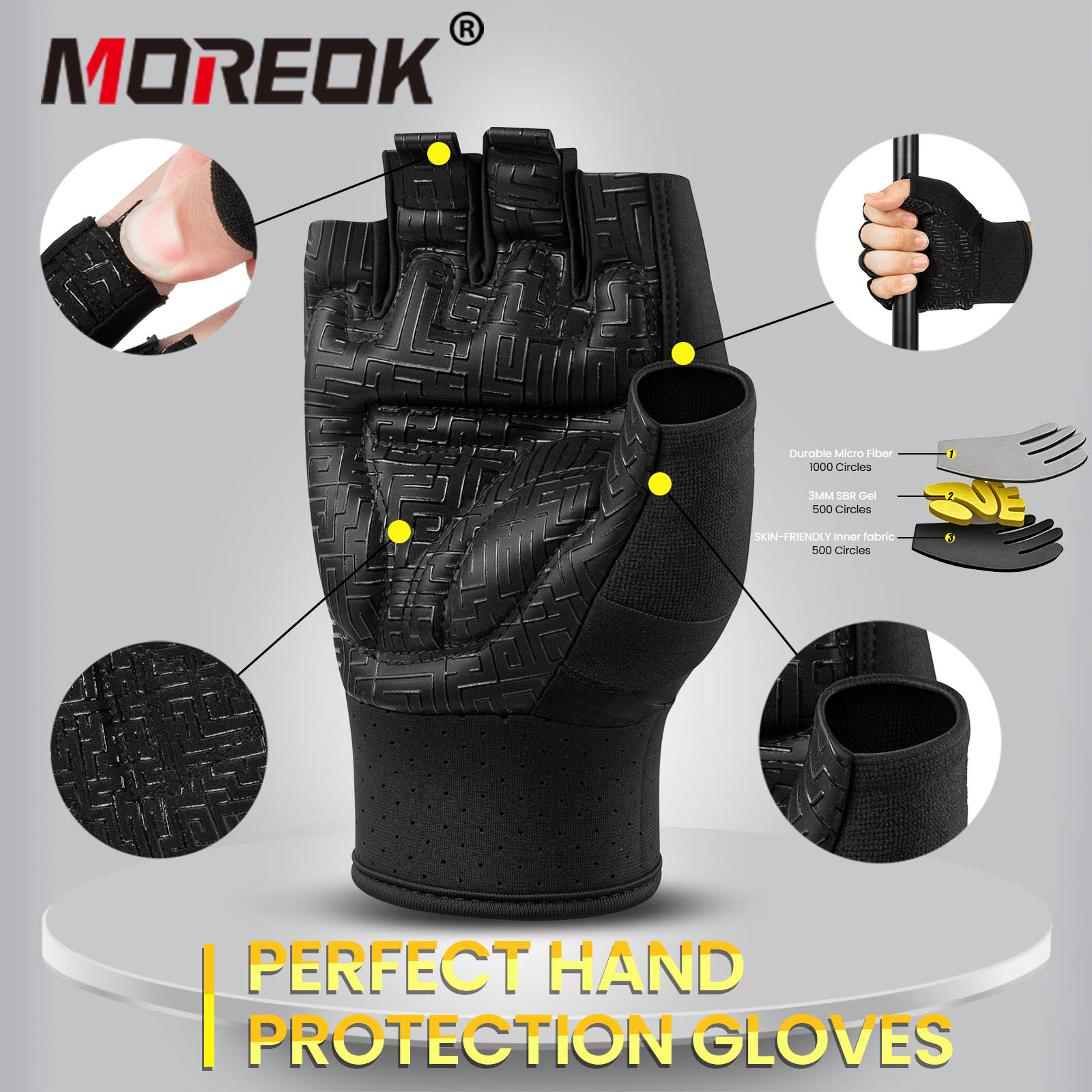 Gym Gloves for Men Sports Mult - Workout Glove Gym recension och pris