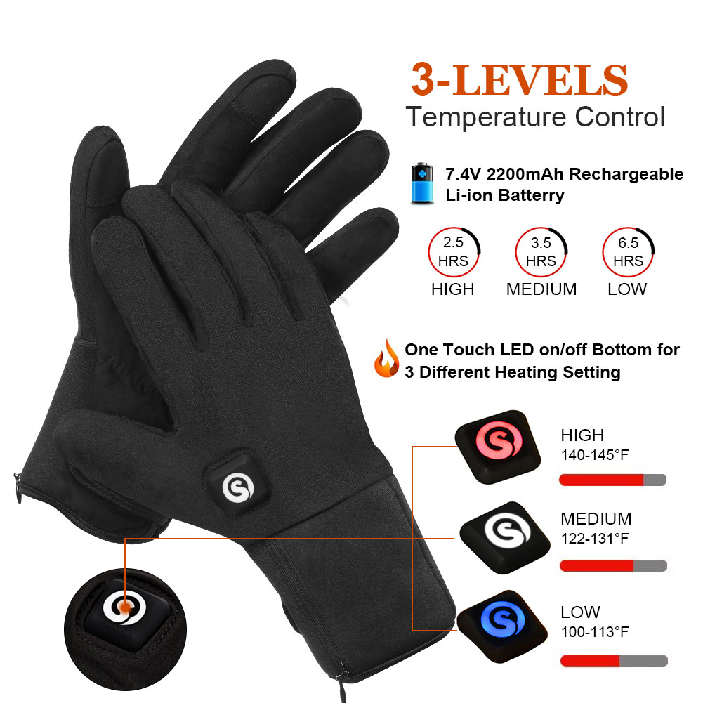 Winter Electric Heated Gloves  - Heat Resistant Glove recension och pris