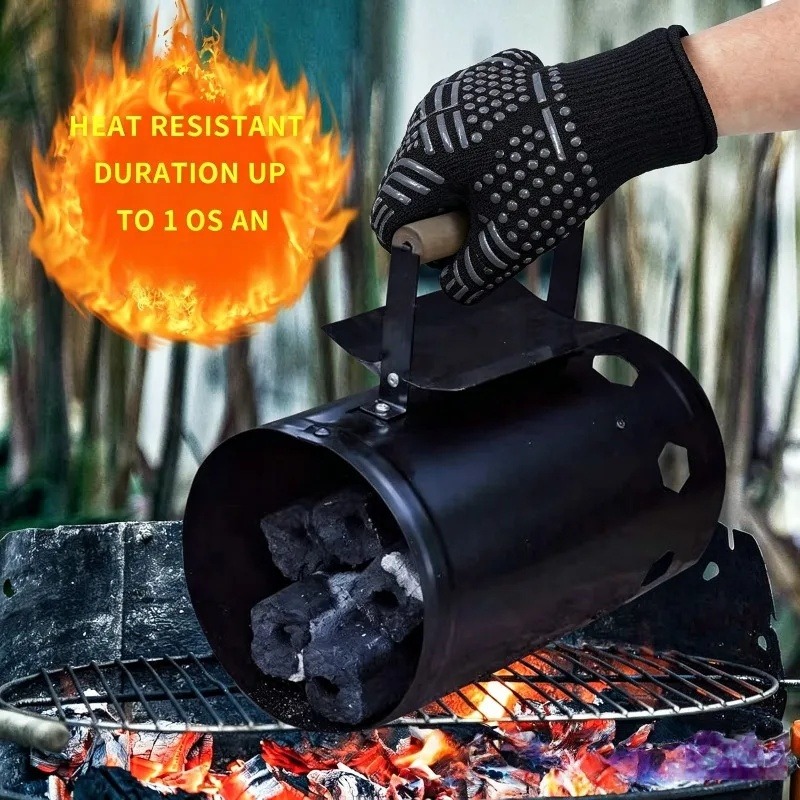 1pc/1 pair of Barbecue gloves  - Oven Mitt Silicone recension och pris