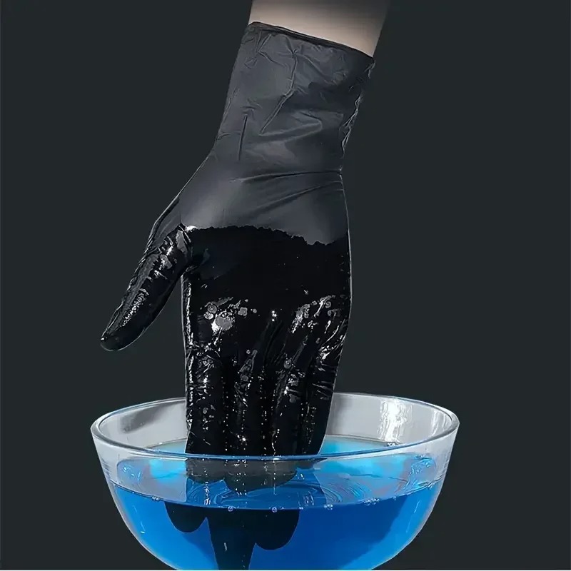 1/100pcs Disposable Black Glov - Latex Disposable Glove recension och pris